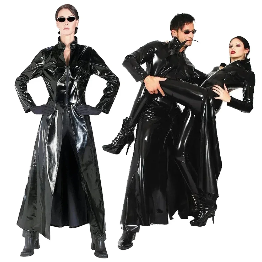 Trench Coat Formal - Cadılar Bayramı Partisi Cosplay Matrix Kostümleri
