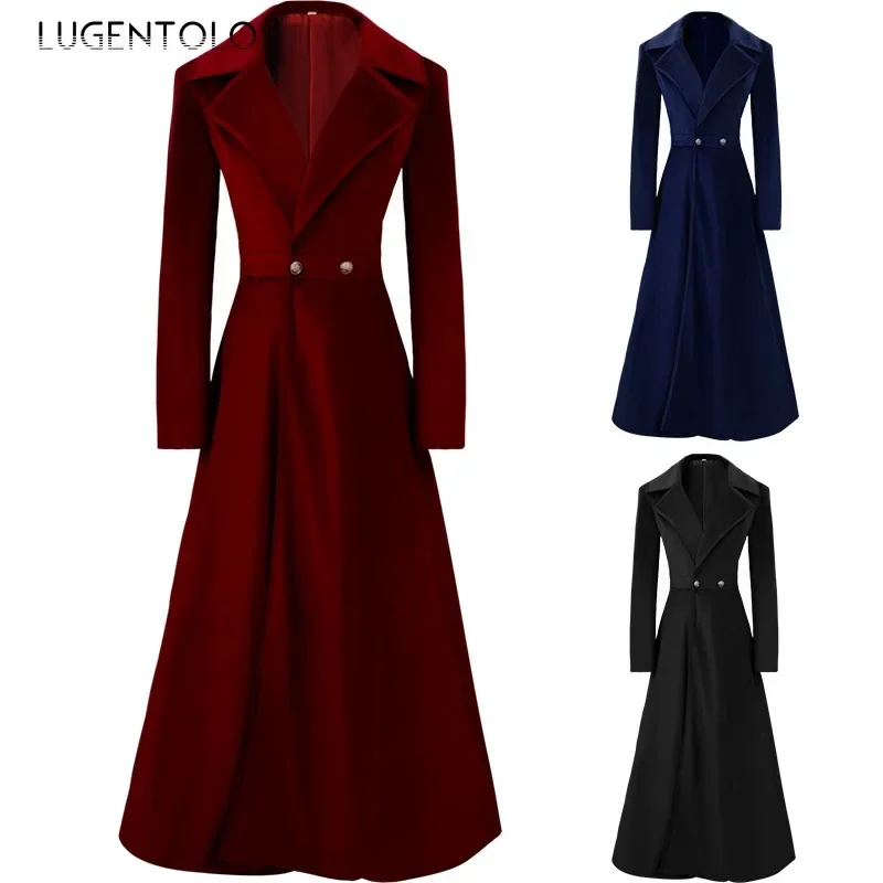 Trench Coat Formal - Kadınlar zarif trençkot sonbahar kış İnce