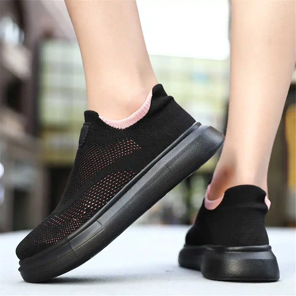 Women'S Formal Wear Canada - Platform çorap kahverengi ayakkabı kadın kaykay