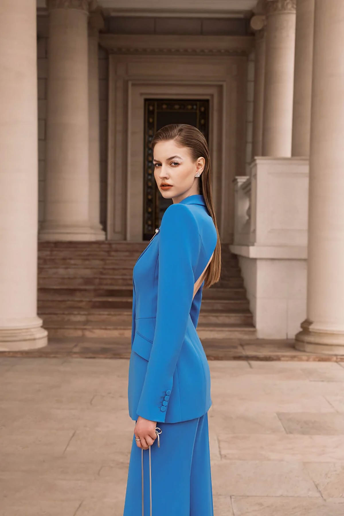 Seksi Açık Sırtlı Kadın Blazer - Women Formal Wear For Graduation incelemesi ve fiyatı