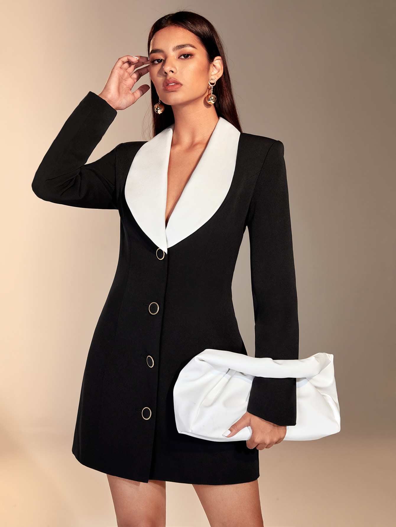 Renk Uyumu Kadın Blazer Elbise - Women Formal Wear For Graduation incelemesi ve fiyatı