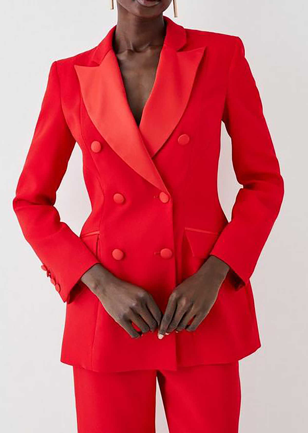 Resmi Kırmızı Kadın Pantolon T - Women Formal Wear For Graduation incelemesi ve fiyatı