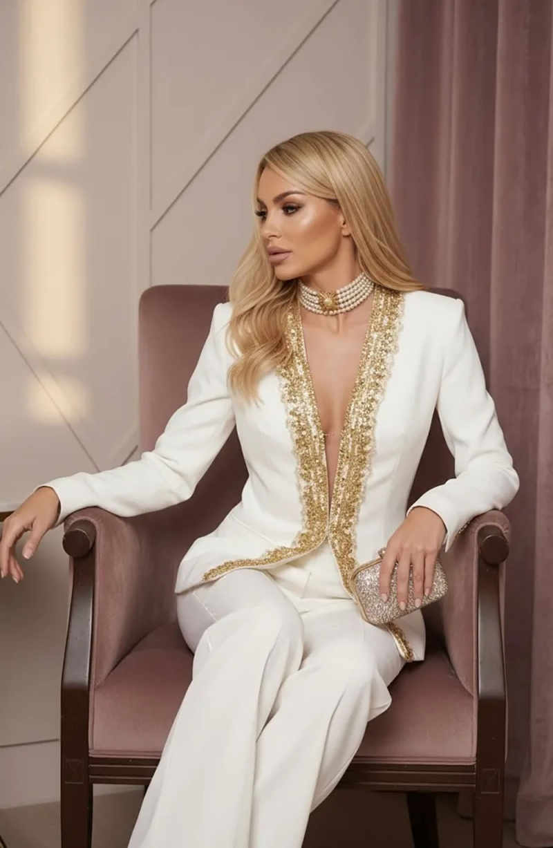 2 Parça Kadın Pantolon Takımı  - Women Formal Wear For Graduation incelemesi ve fiyatı