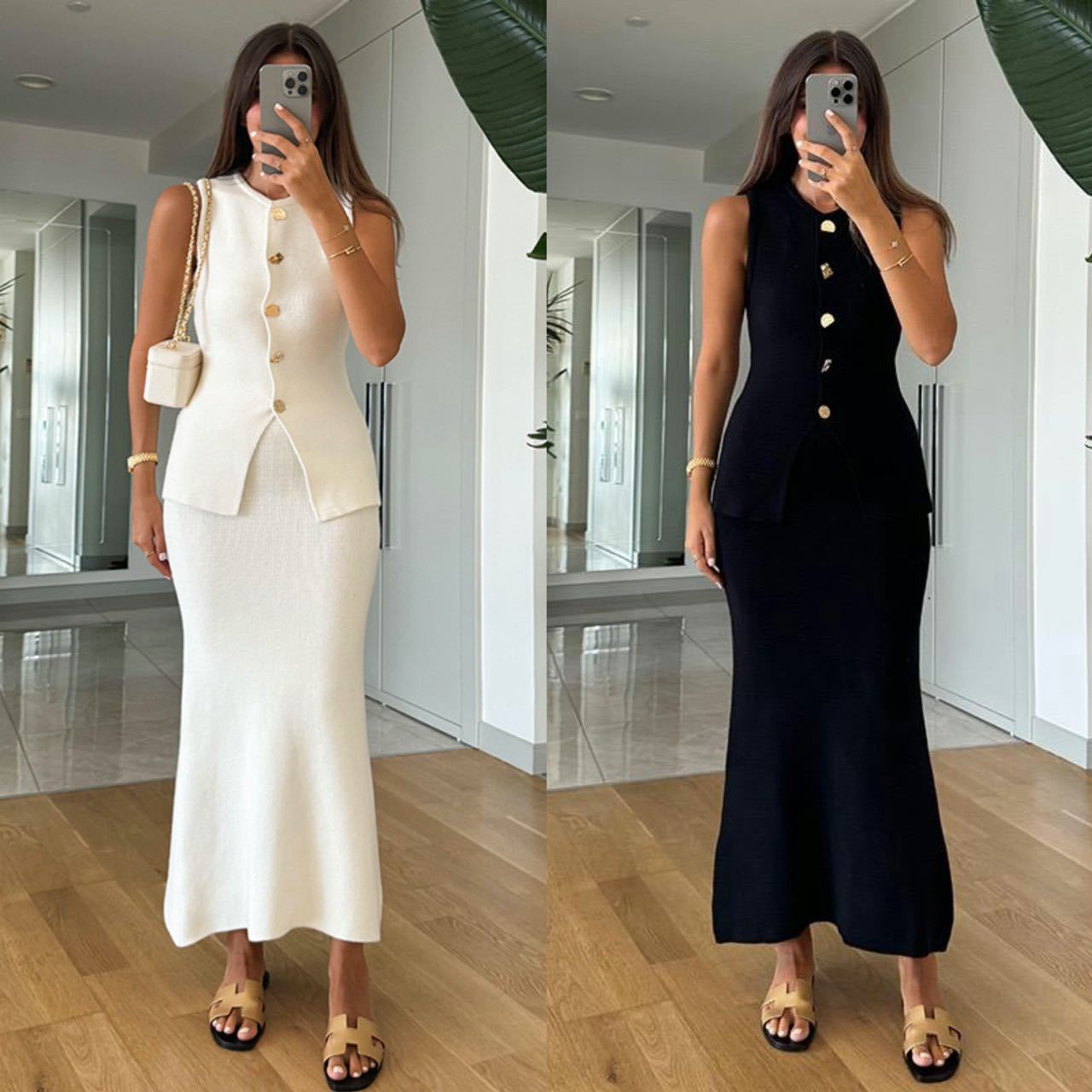 Yuvarlak Yaka Tek Göğüslü Kols - Women Formal Wear With Skirt incelemesi ve fiyatı