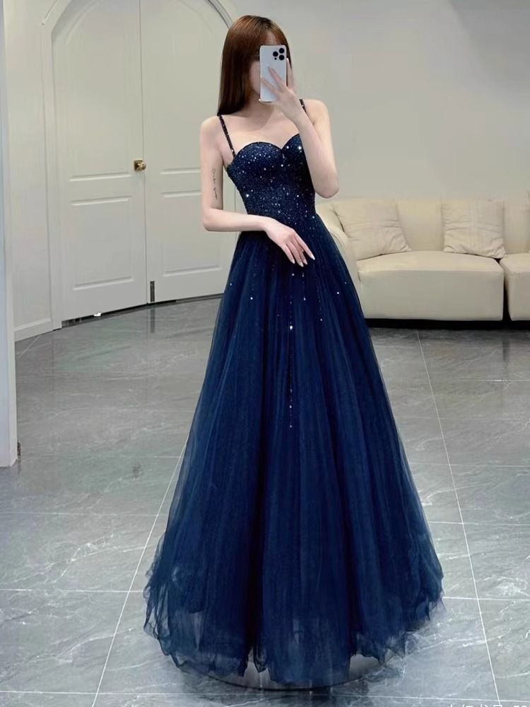 Zarif Prenses Lacivert Payet S - Women Formal Wear For Graduation incelemesi ve fiyatı