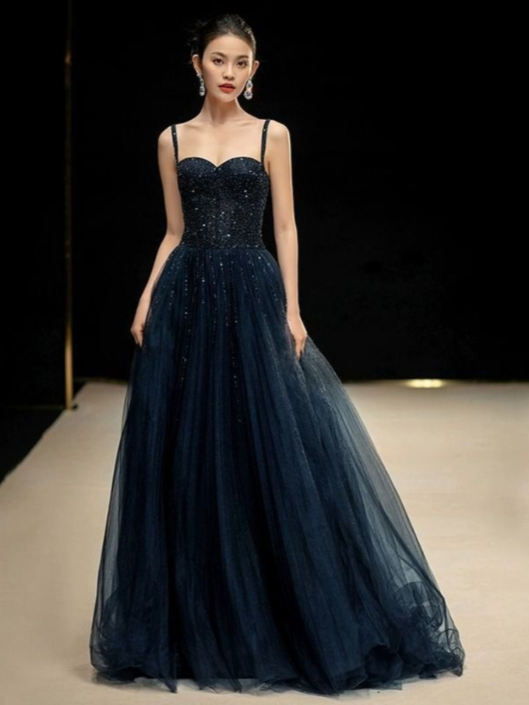 Zarif Prenses Lacivert Payet S - Women Formal Wear For Graduation incelemesi ve fiyatı