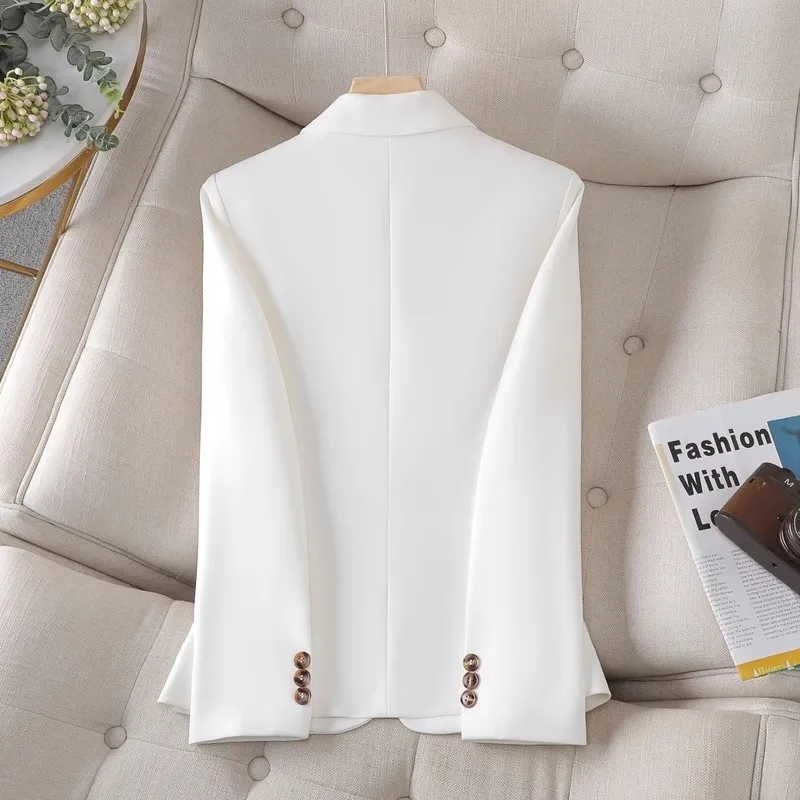 İlkbahar sonbahar kadın Blazer - Women Formal Wear Black And White incelemesi ve fiyatı